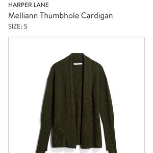 Harper Lane olive Green cardigan